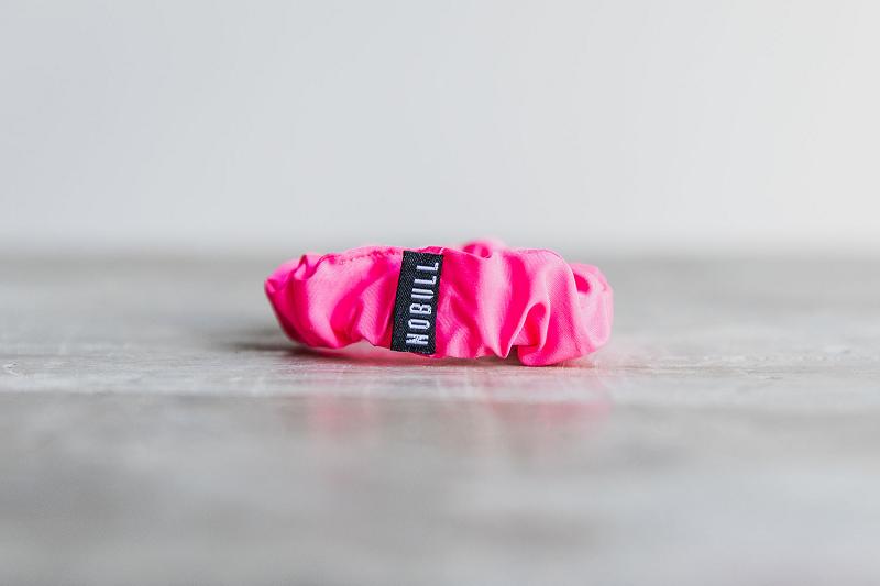 Women's Nobull Scrunchie (NEON) Hats Pink | SG E3253B